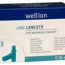 Wellion LANCETS 28G - Lanceta sterilná