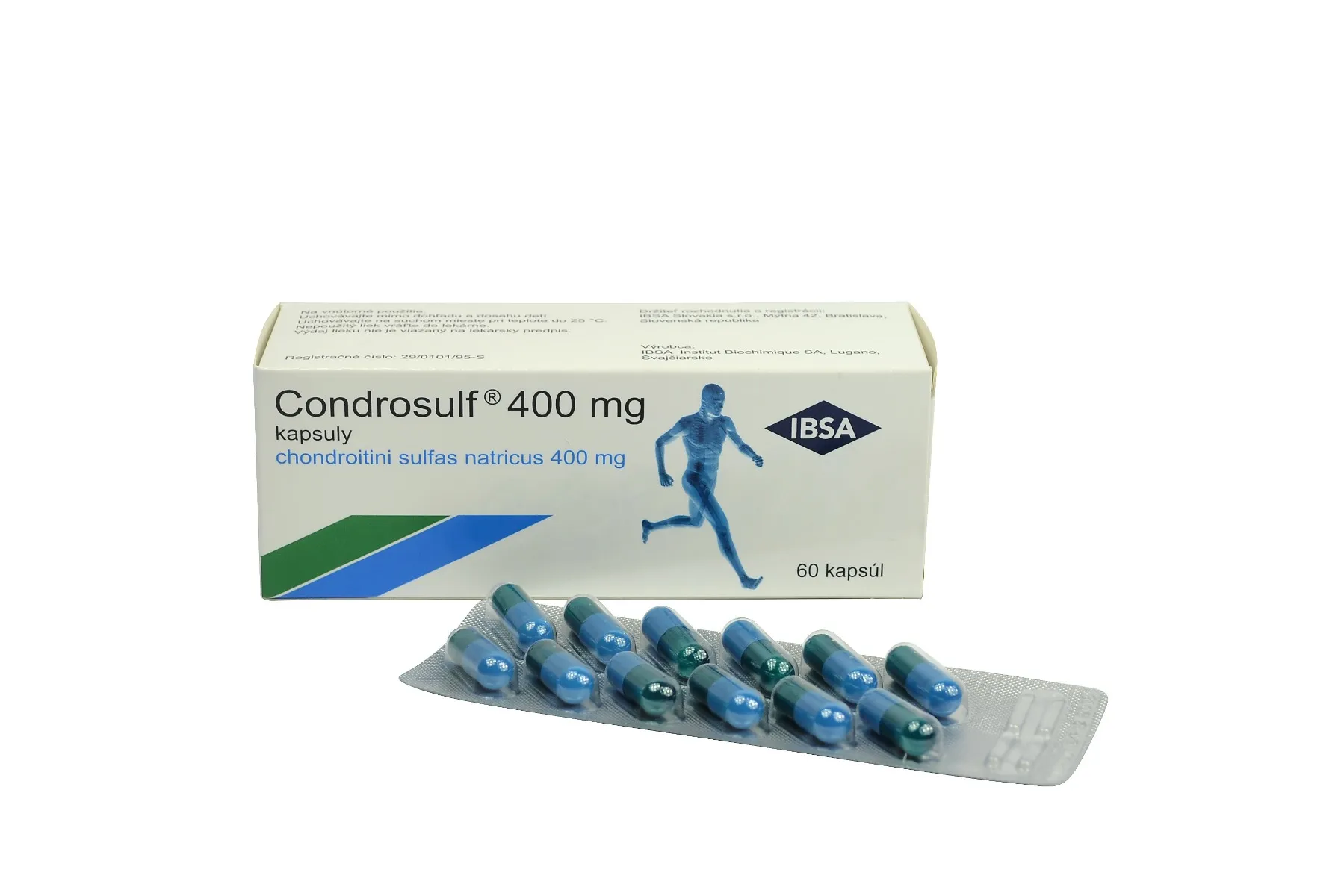 Condrosulf 400 mg 1×60 cps, liečenie kĺbov