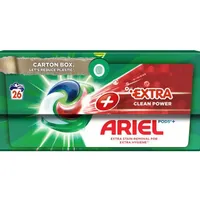 Ariel All-in-1 PODS Extra clean, Gélové Kapsuly Na Pranie, 26 Praní