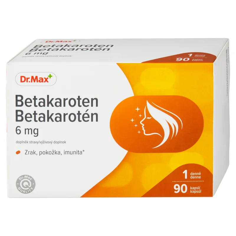 Dr. Max Betakarotén 6 mg 1×90 cps, výživový doplnok