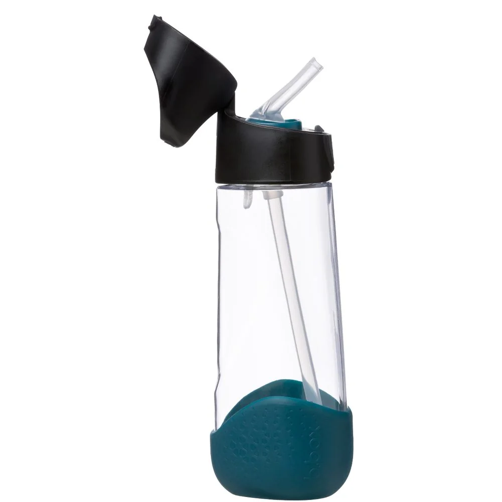 Fľaša na pitie so slamkou 600 ml night vision