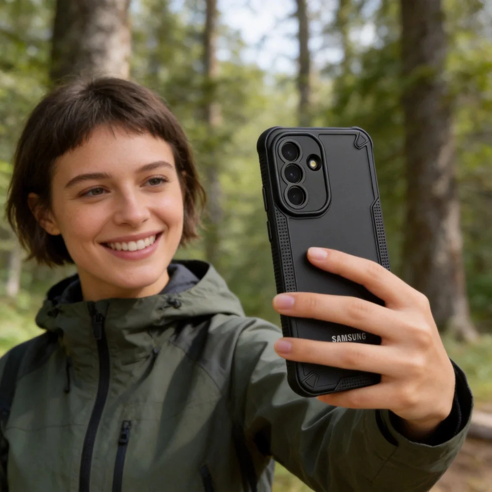 Tech-Protect Rugged Shield kryt na Samsung Galaxy A37 5G, čierny