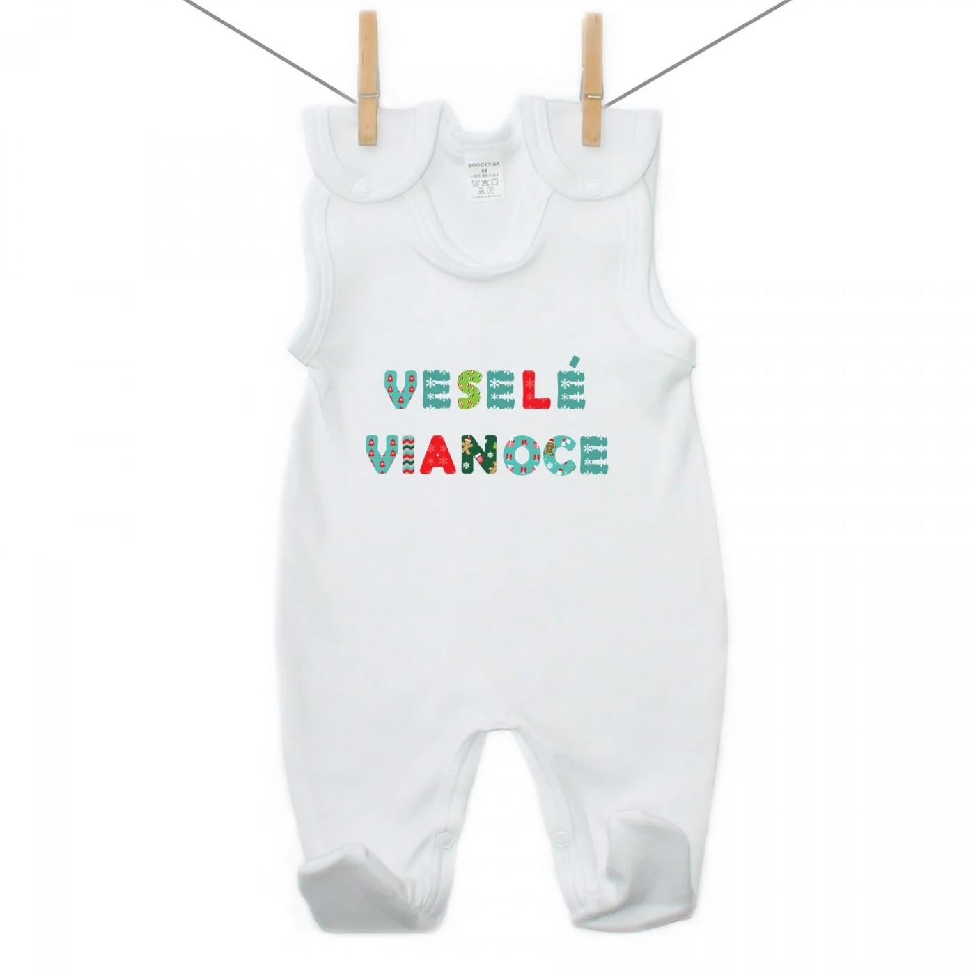 Boodyy Dupačky Veselé Vianoce Veľkosť: 74