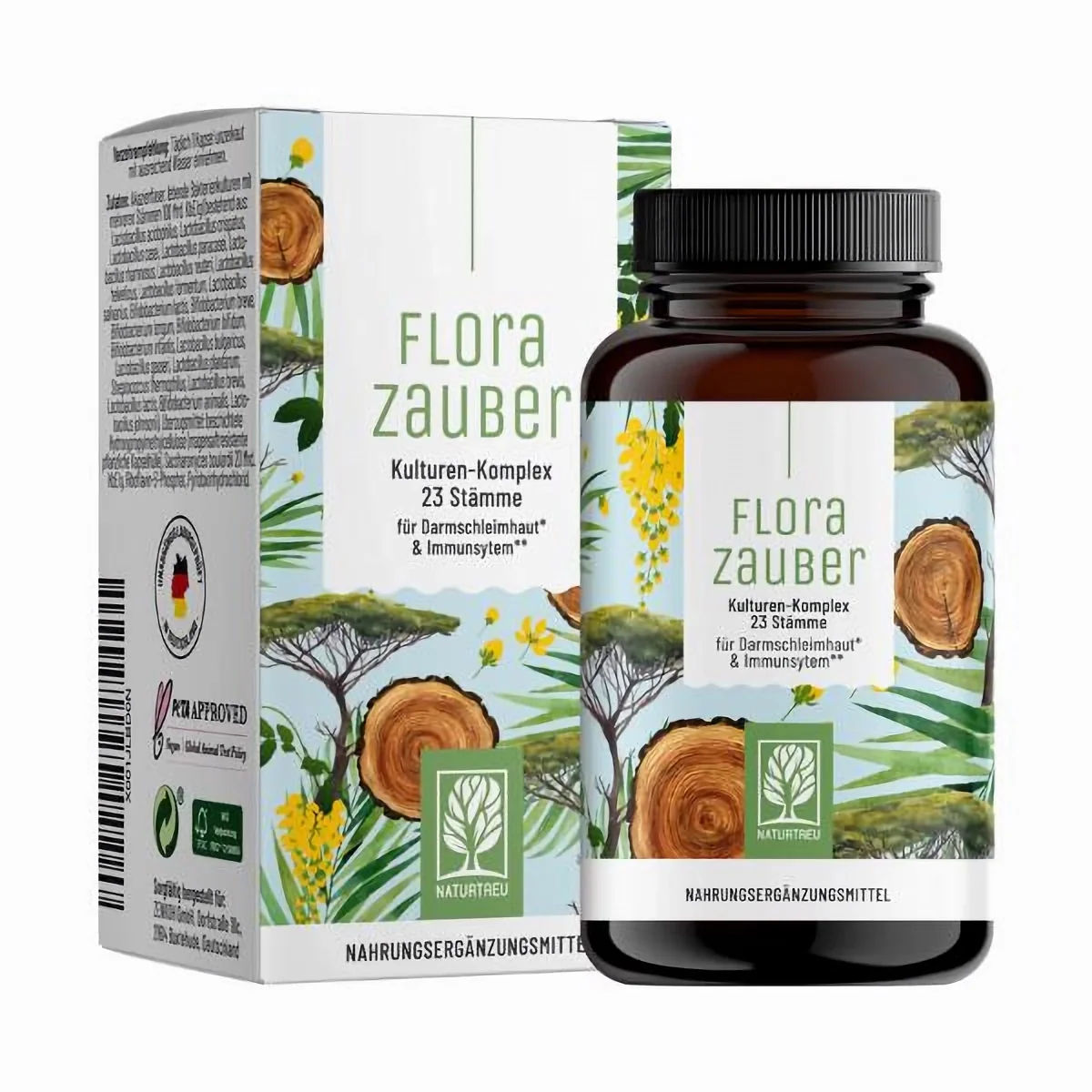 Naturtreu Zázrak prírody - Bakteriálne kultúry pre zdravé trávenie, 60 kapsúl 
