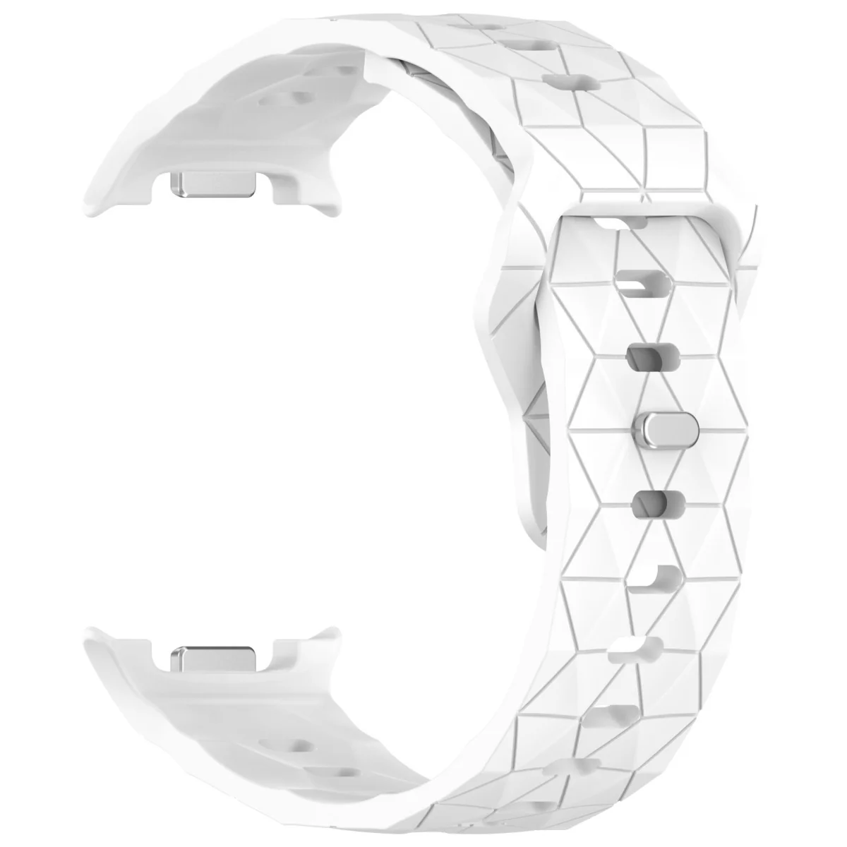 BStrap Silicone Grid remienok na Samsung Galaxy Watch 8, white