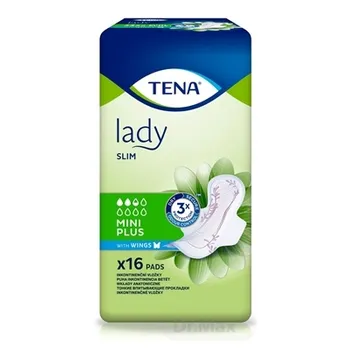 TENA Lady Slim Mini Plus Wings 1×16 ks, inkontinenčné vložky