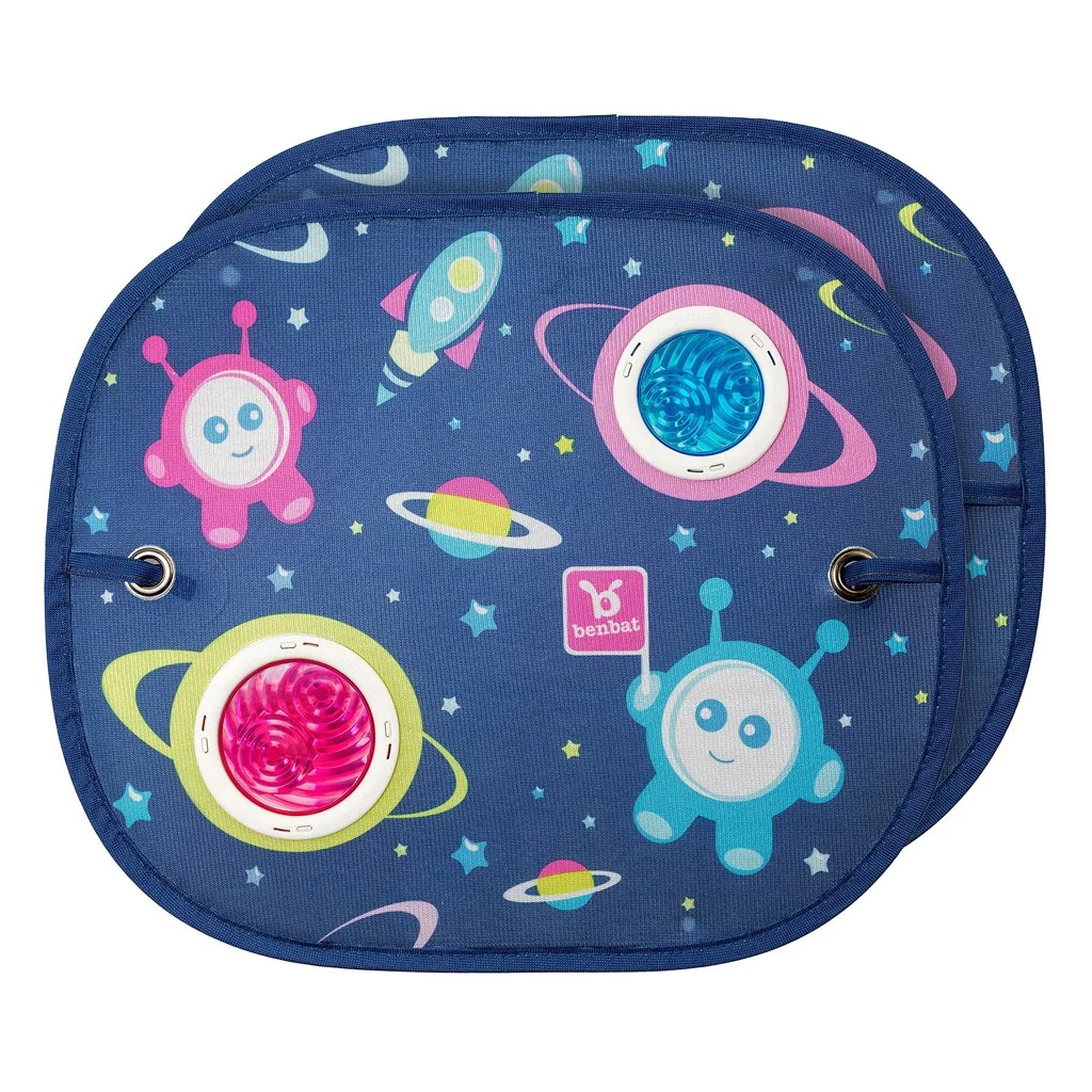 Clona slnečná do auta s prísavkou, vesmír 2 ks 0m+