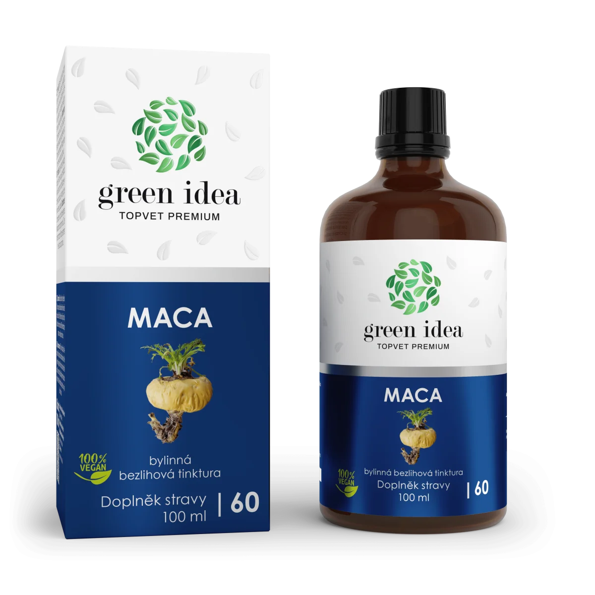 Maca – bezliehová tinktúra 100 ml – Green idea