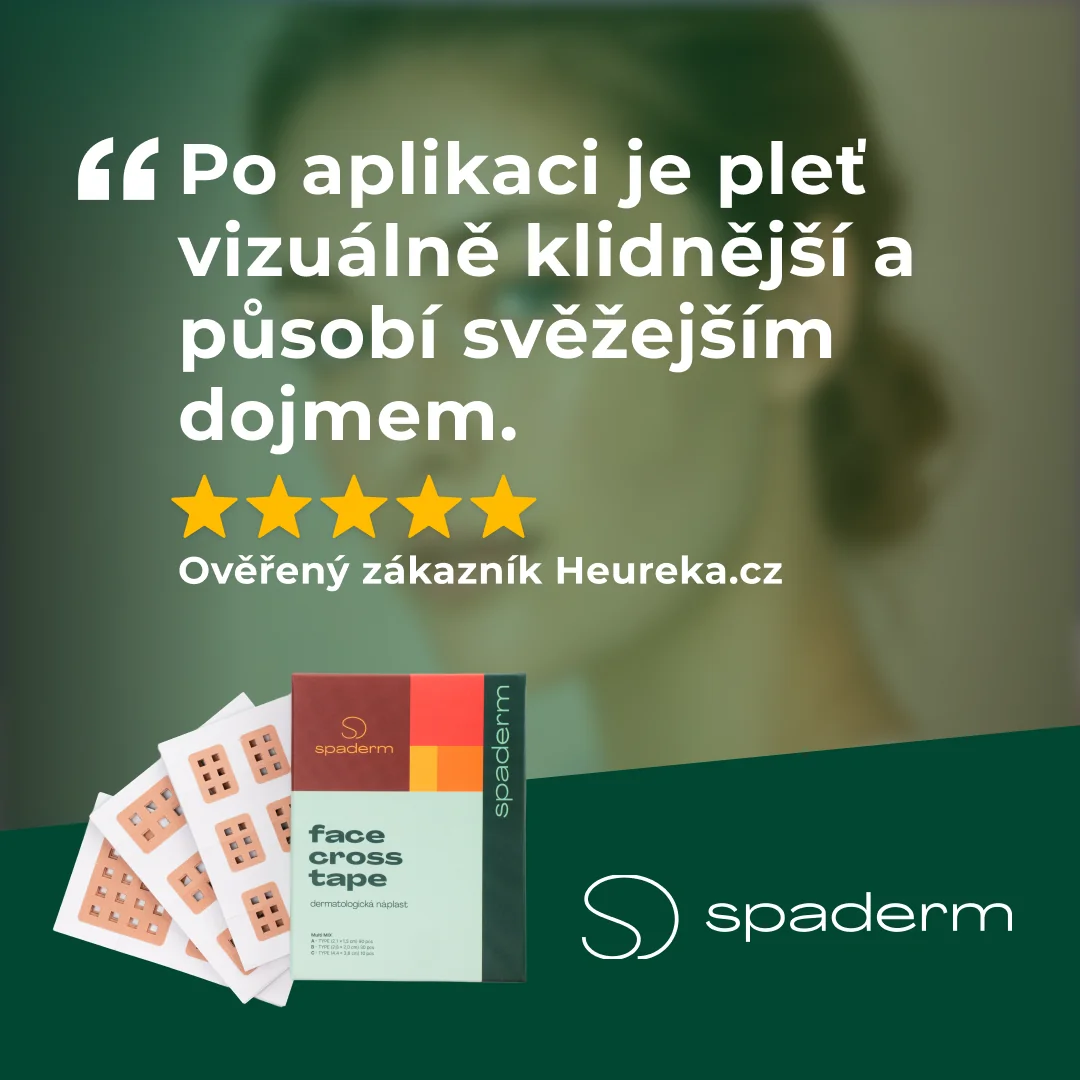 Spaderm Face Cross Tape, Mix 130 ks