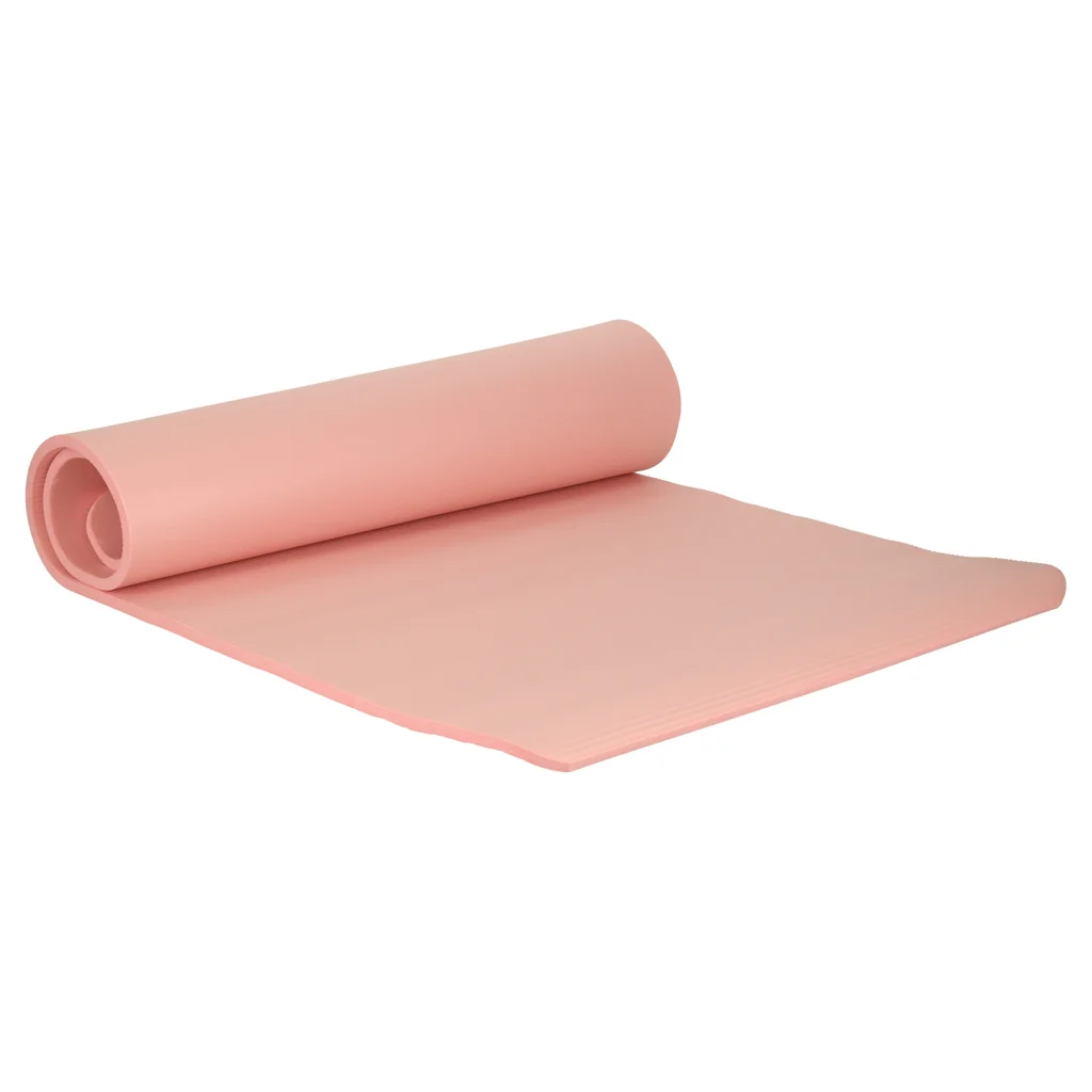 Hrubá joga podložka 185×83×1,5 cm – ružová + popruhy, obal