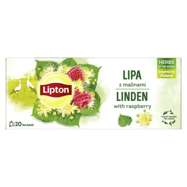 Lipton Linden with Raspberry 0,9g 20 ks