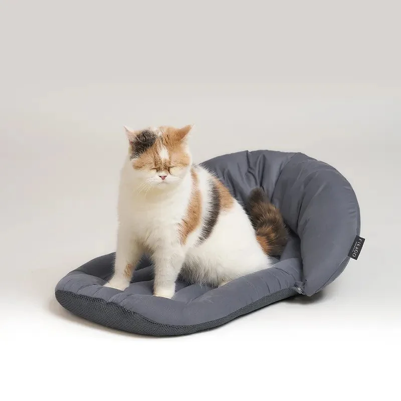 Mäkká podložka s vankúšikom Mushroom Grey L