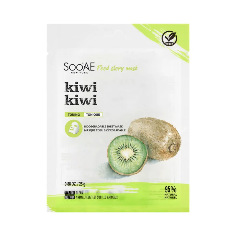 FOOD STORY MASKA - KIWI 25g 1×1 ks, antioxidačná maska