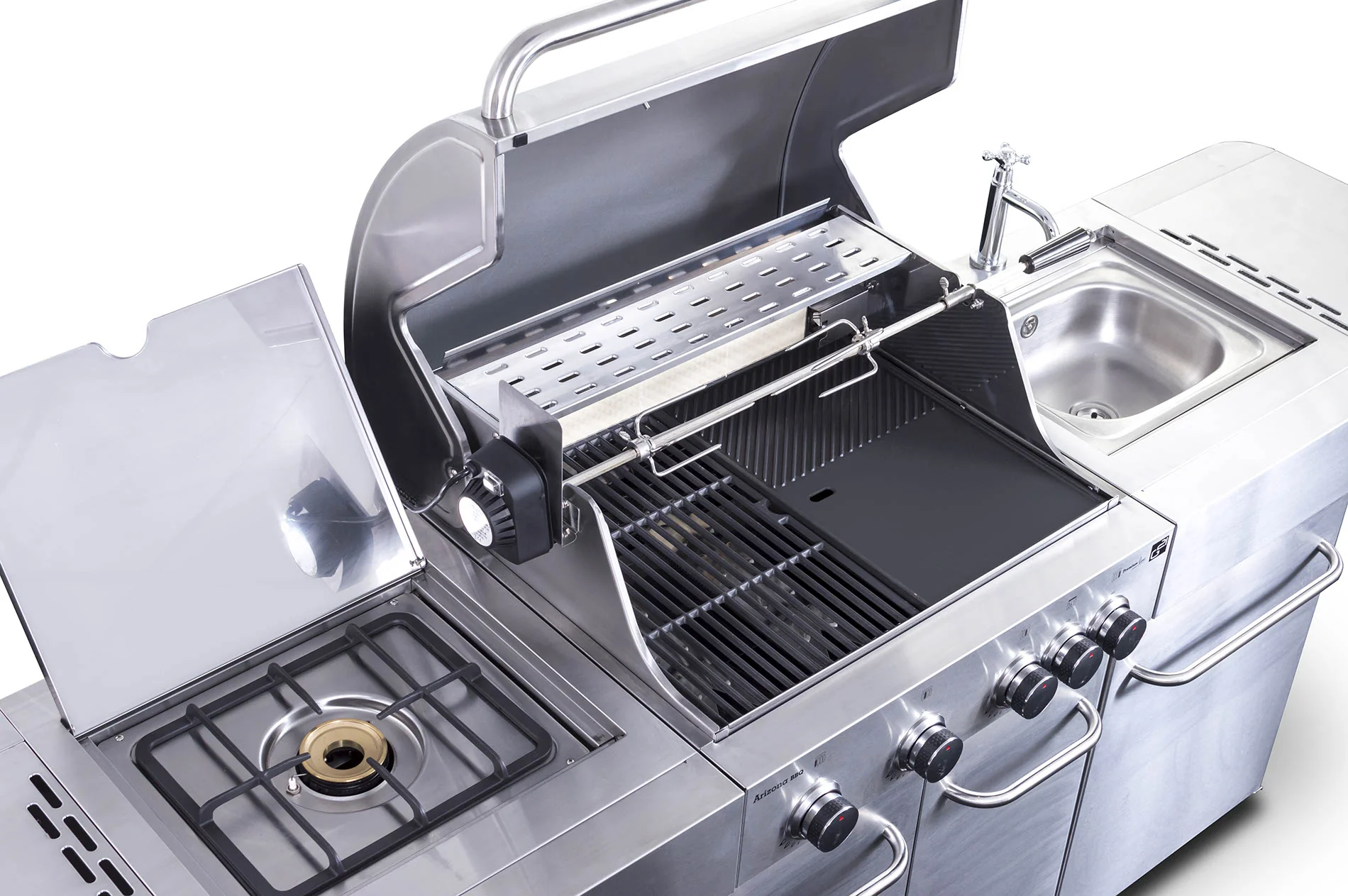 Plynový gril G21 Arizona, BBQ kuchyňa Premium Line 6 horákov + zadarmo redukčný ventil GA-BBQARZ