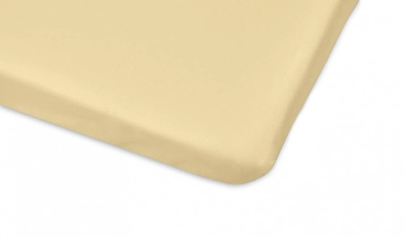 Bavlnené prestieradlo 120x60  - bežová