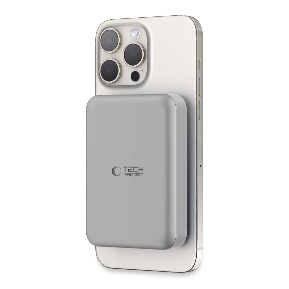 Tech-Protect PB11 MagSafe Powerbank 10000mAh 15W, titanium