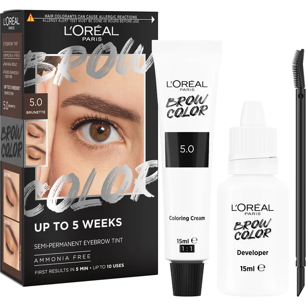 LOREAL PARIS BROW COLOR 5.0 B. SP FARBA OBOCIE 1KS 1×1 ks, farba na obočie