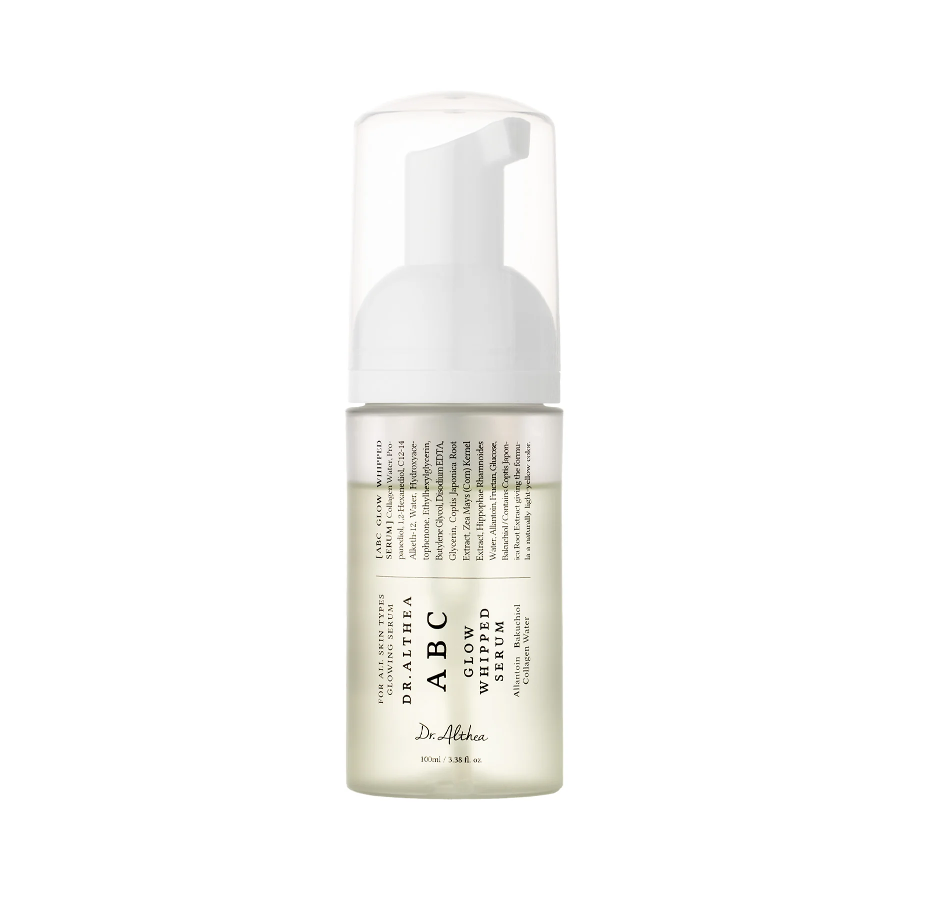 DR. ALTHEA ABC Glow Whipped Serum Rozjasňujúce šľahané sérum s bakuchiolom a kolagénovou vodou 100ml