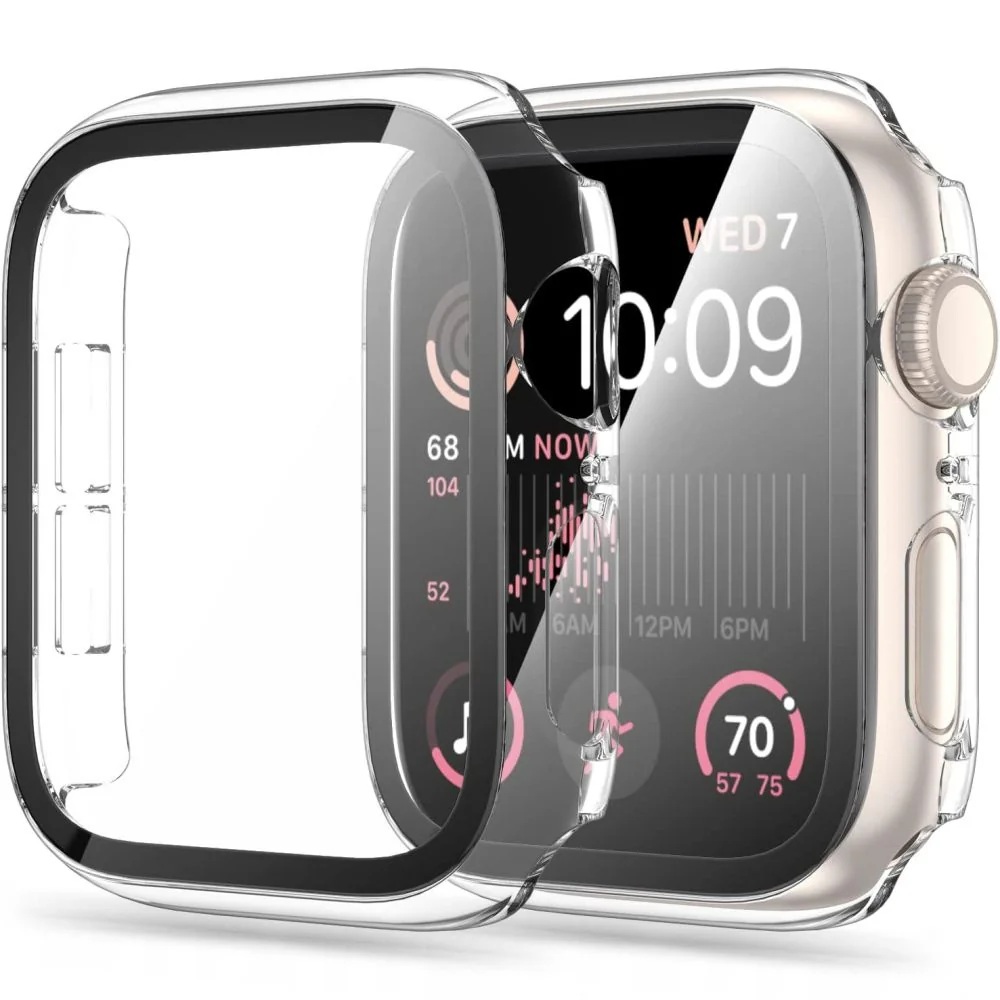 Tech-Protect Defense 360 puzdro na Apple Watch 4 / 5 / 6 / SE (40mm), priesvitné priesvitné