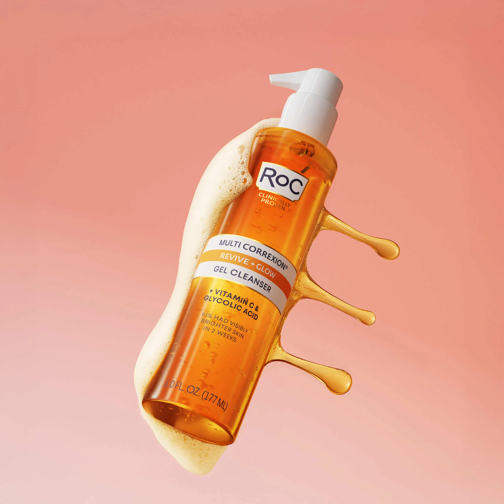 RoC Multi Correxion Revive + Glow čistiaci gél, 177 ml 177 ml