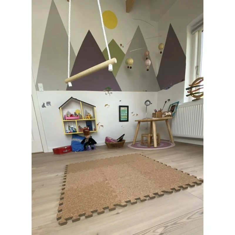 Podložka korková hracia puzzle 90x90 cm