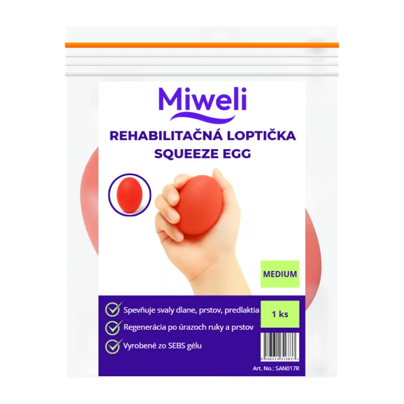 Rehabilitačná loptička Squeeze Egg