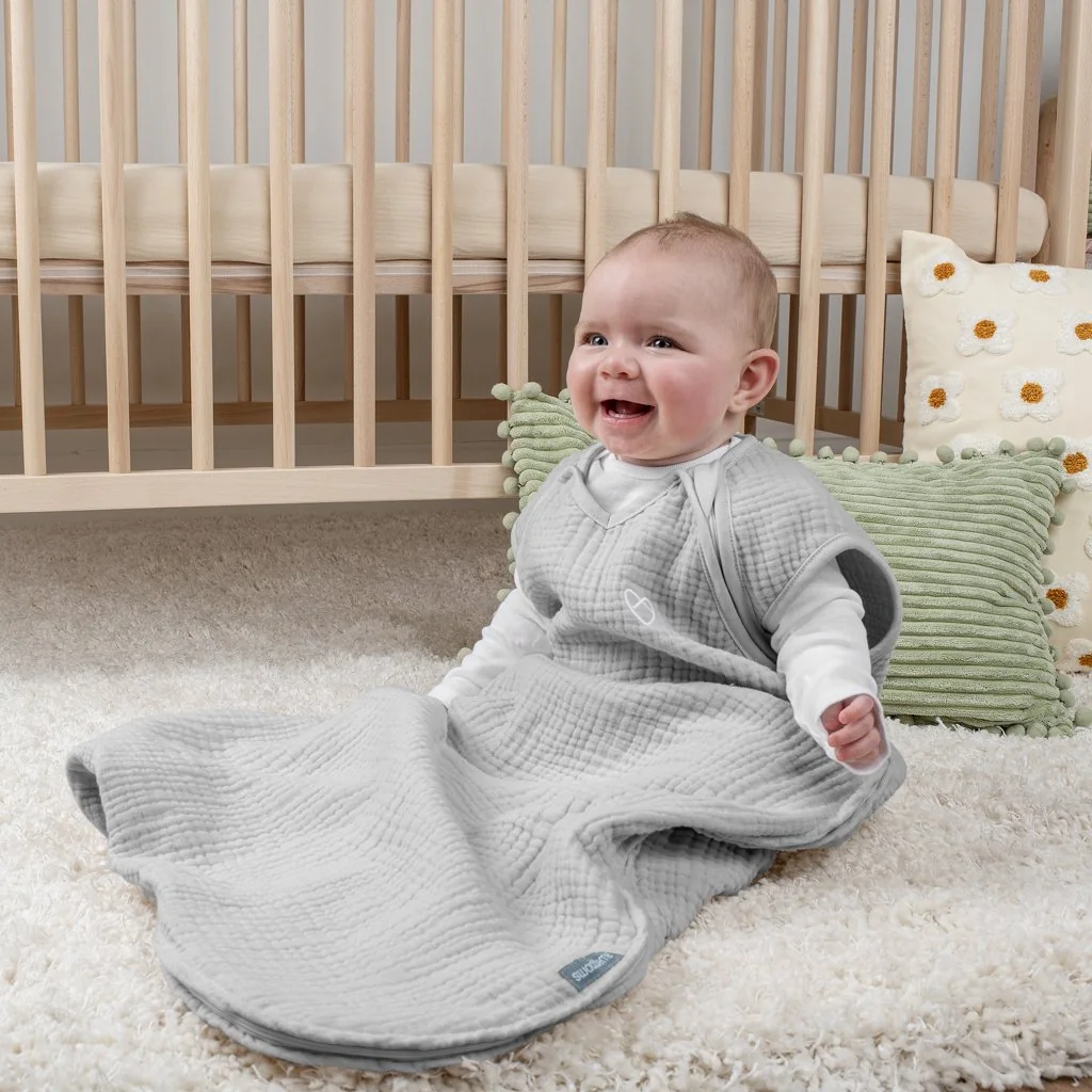 Vak spací bavlnený TOG 2,5 SwaddleMe™ Heather Grey 3m+