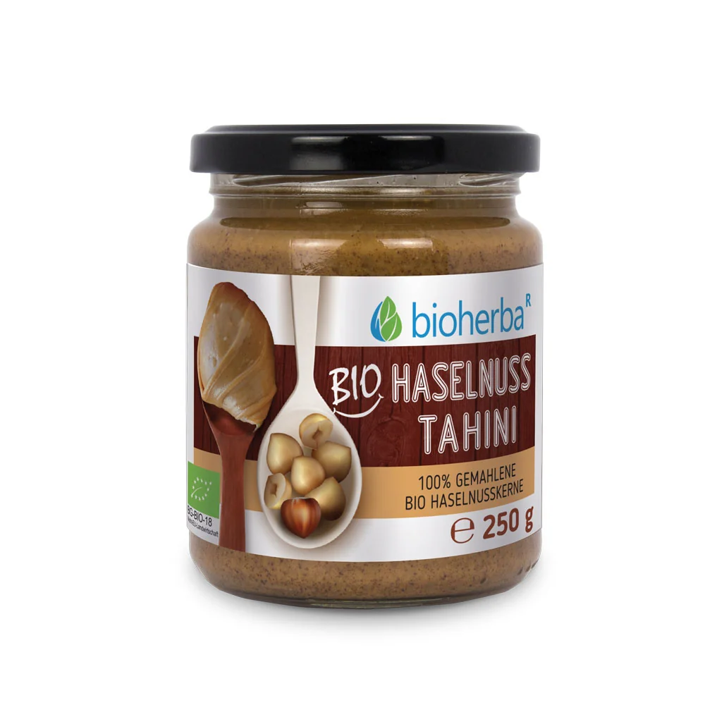 100 % lieskovo-orieškové tahini – 250 g – Bioherba