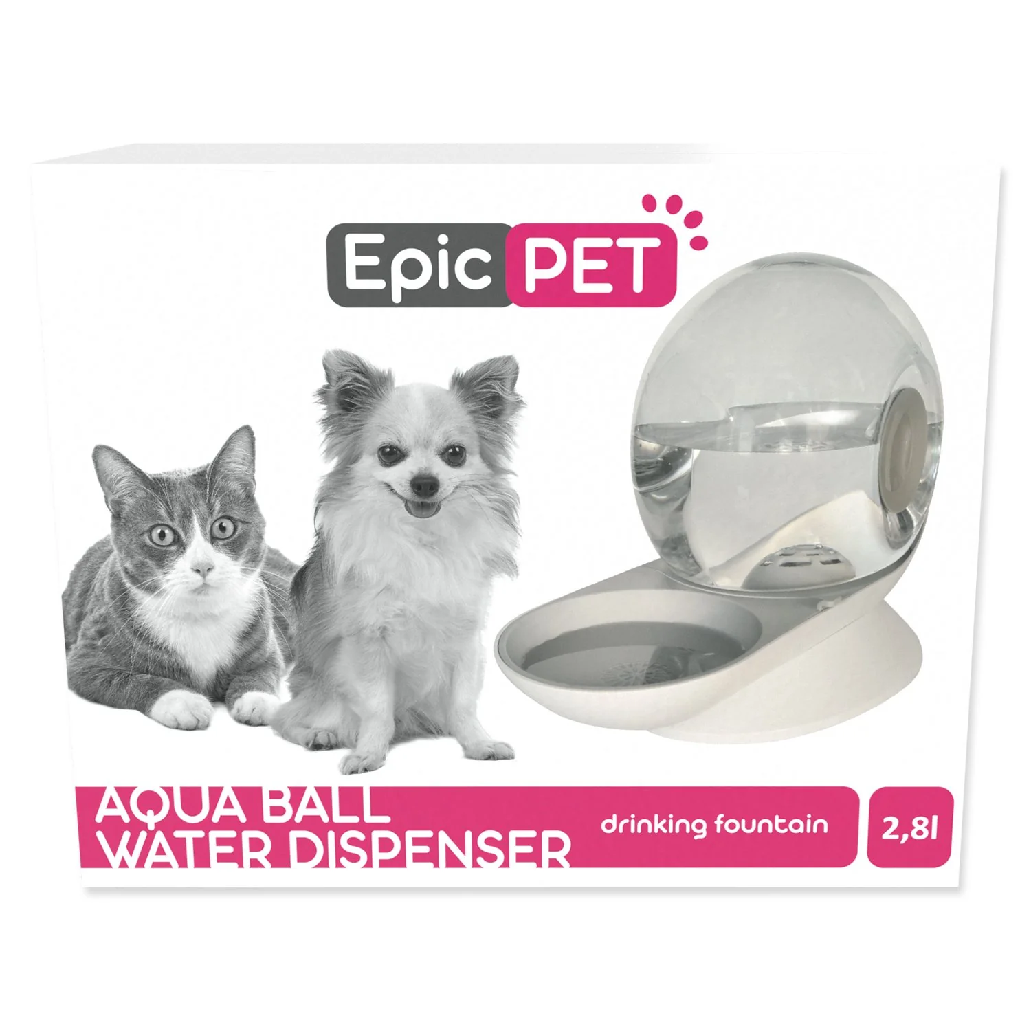 Zásobník Epic Pet AQUA BALL na vodu 2,8l