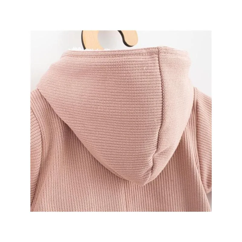 Dojčenská kombinéza s kapucňou New Baby Frosty pink 74 (6-9m),