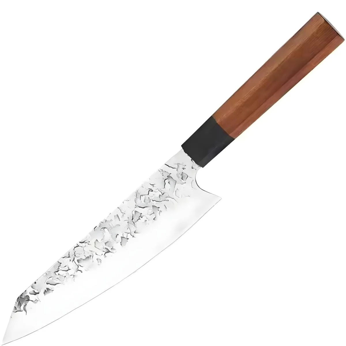 Kuchynský nôž Kiritsuke s drevenou rukoväťou Kiritsuke/Hnedá