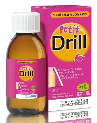 Petit Drill 1×125 ml, sirup na suchý kašeľ