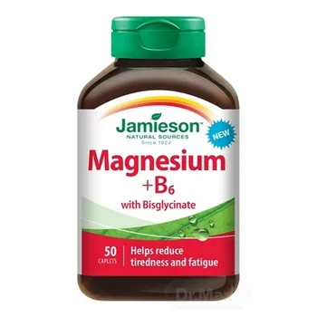 Jamieson Horčík + Vitamín B6 S Bisglycinátom 1×50 tbl, výživový doplnok