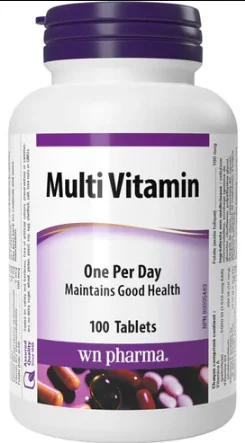 WEBBER NATURALS Multivitamín komplex 1×100 tbl, výživový doplnok