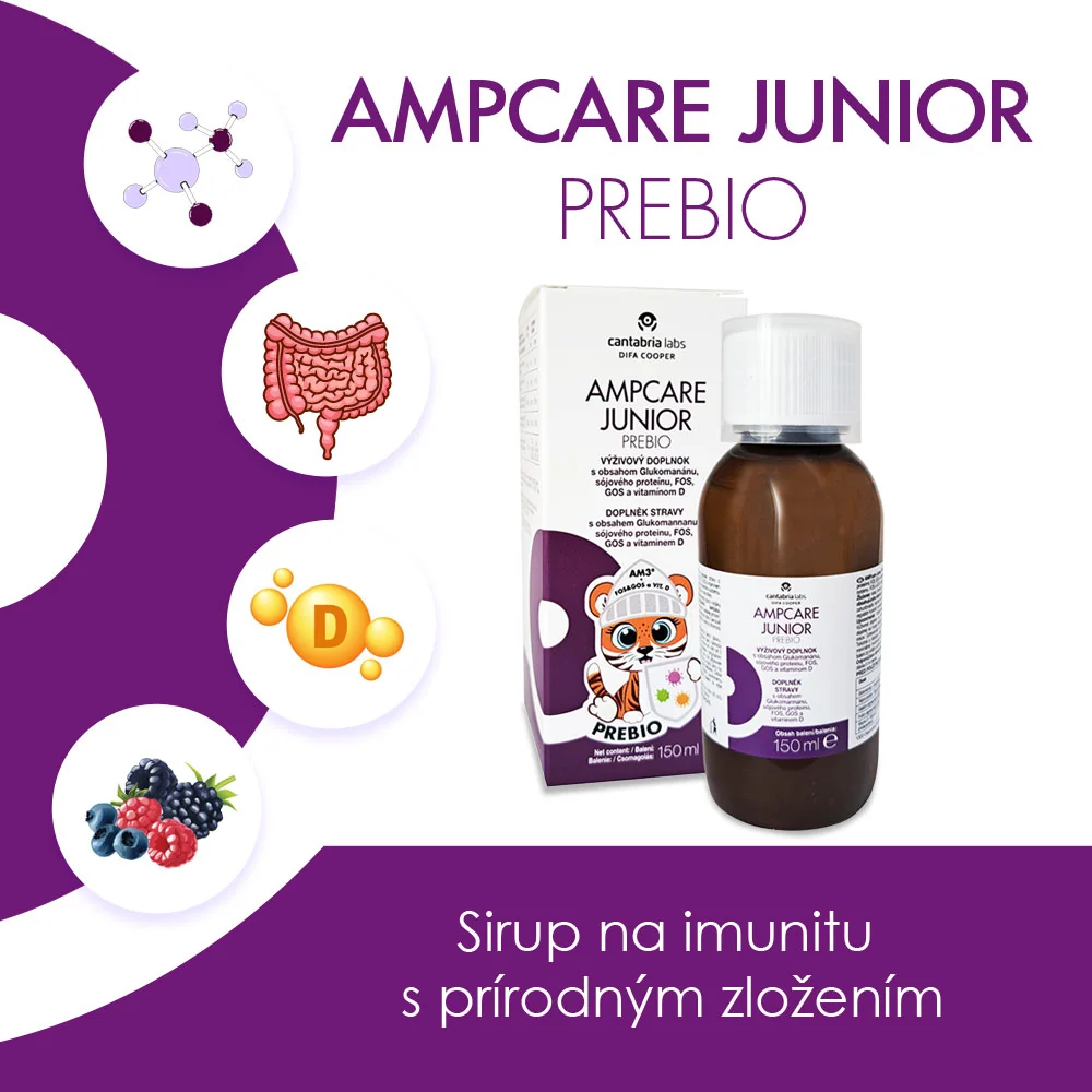 AMPCARE JUNIOR PREBIO sirup 150 ml