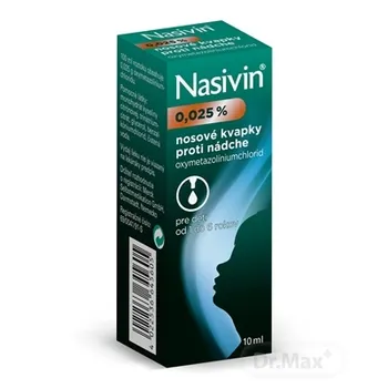 NASIVIN 0,025 % 1×10 ml, liek