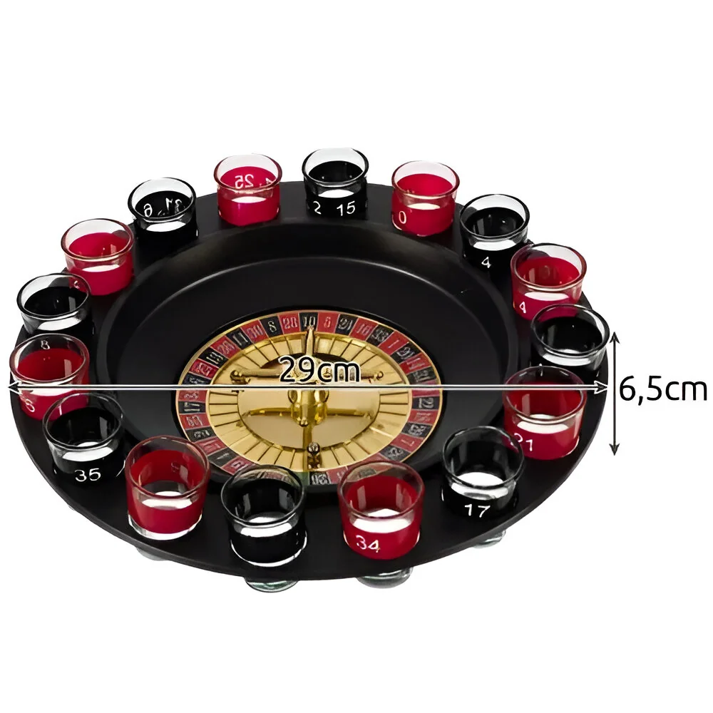 MG Party V2 alkoholová ruleta, čierna
