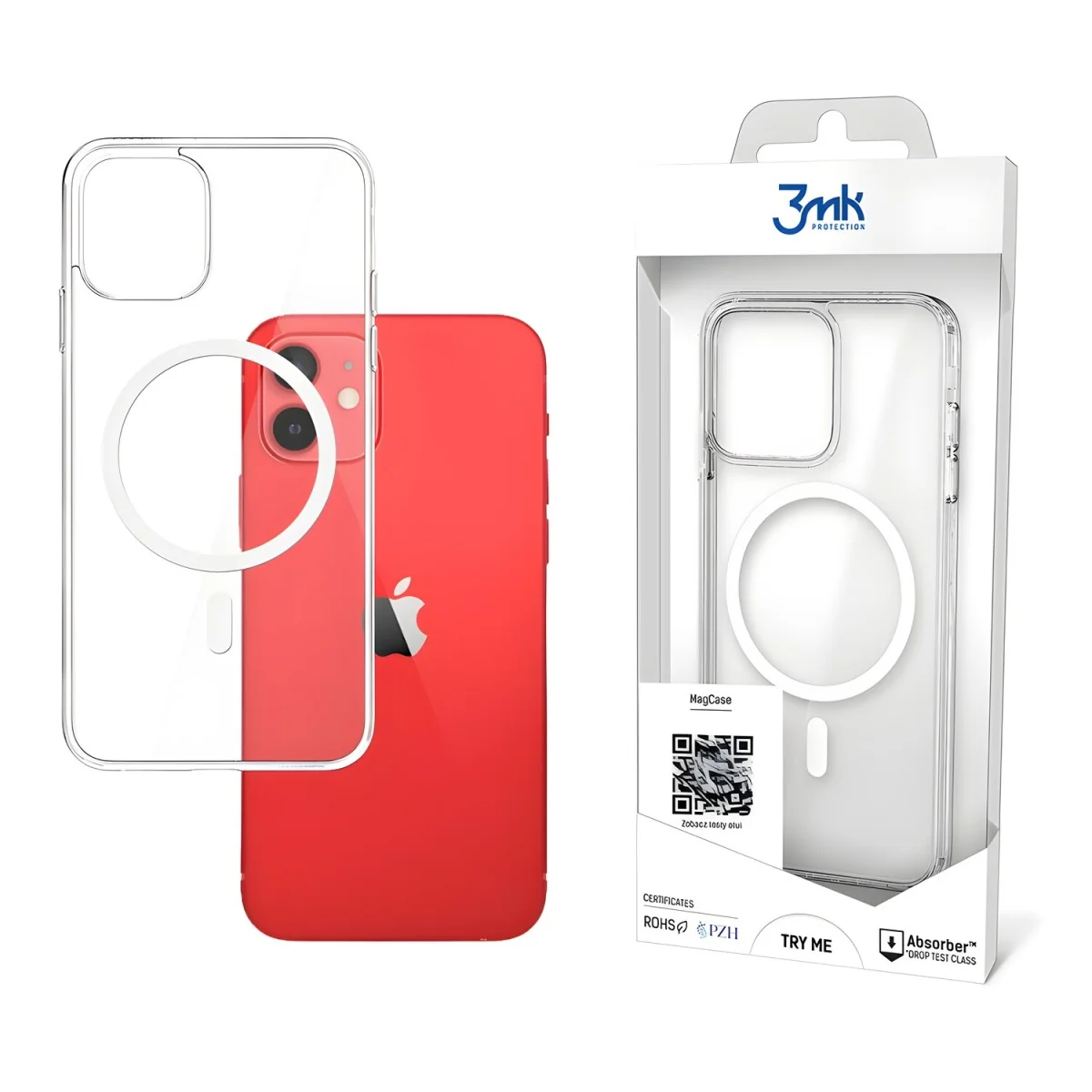 Puzdro pre Apple iPhone 12 Mini - Transparentná 1ks. Mag Case
