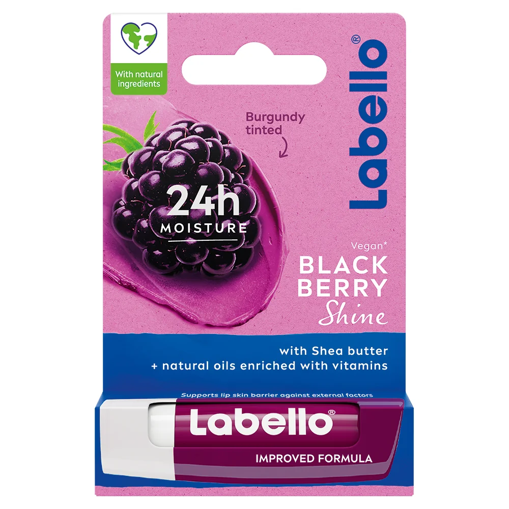 Nivea Labello Tónovací balzam na pery Blackberry 1×1 ks, blackberry príchuť