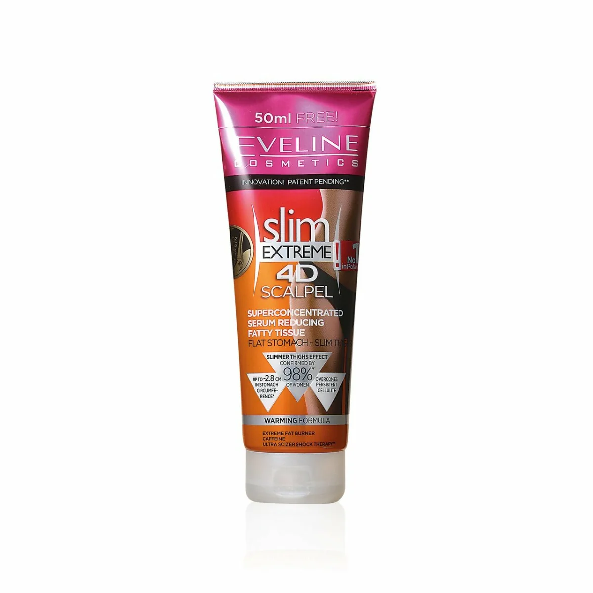 EVELINE SLIM EXTREME 4D SCALPEL SUPERCONCENTRATED SERUM REDUCING FATTY TISSUE 1×250 ml, sérum