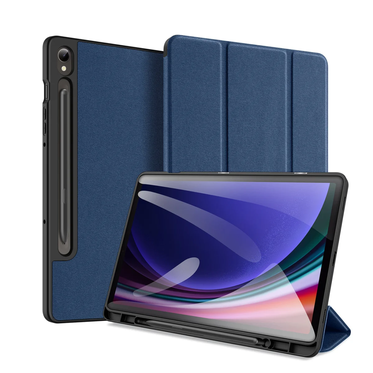 Dux Ducis Domo puzdro na Samsung Galaxy Tab S9 FE modré