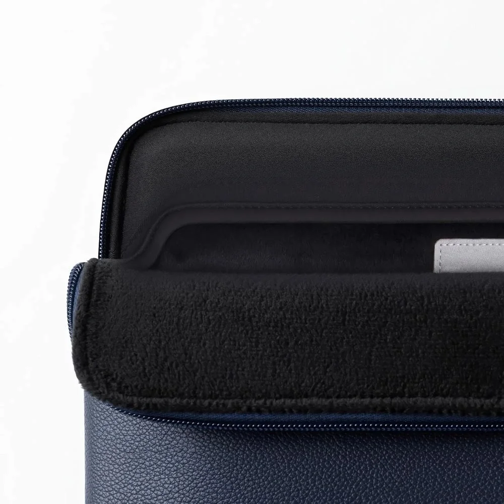 Tech-Protect Fleece obal na notebook 13-14'', tmavomodrý
