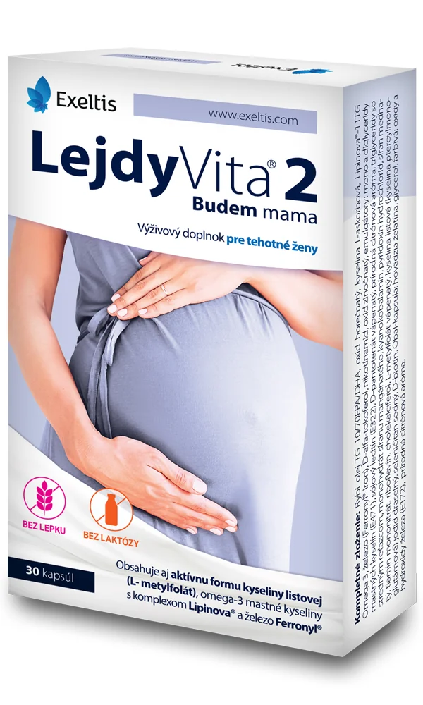 LejdyVita 2 Budem mama 1×30 cps, výživový doplnok