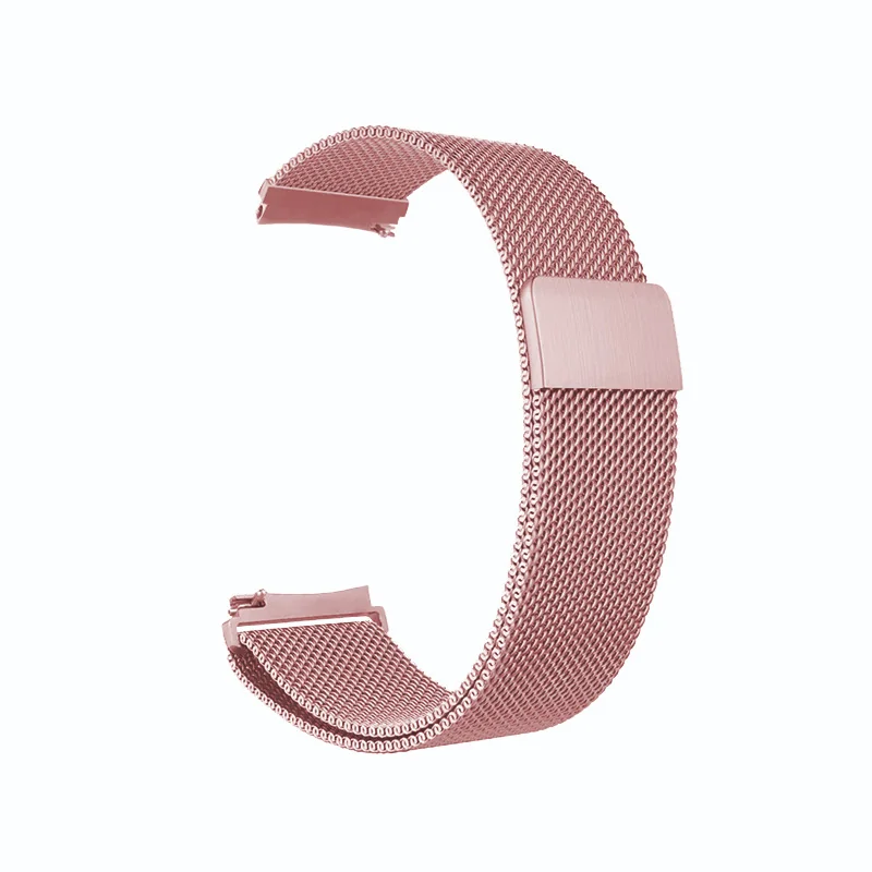 Bstrap Milanese remienok na Samsung Galaxy Watch 4 / 5 / 5 Pro / 6 rose pink