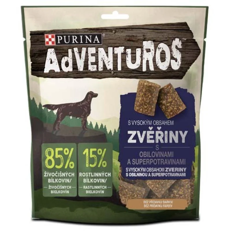 PURINA  ADVENTUROS 90g so zverinou a brusnicovou šťavou