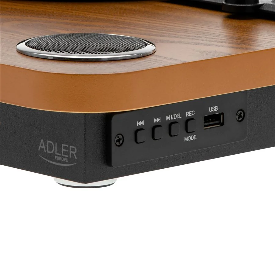 Gramofón s USB Adler AD 1914 drevo