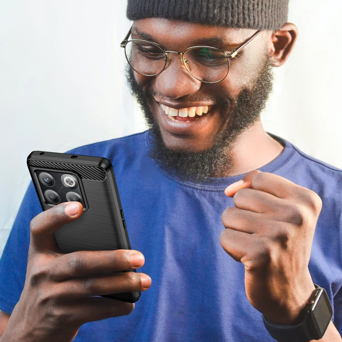 Odolné puzdro TPU pre OnePlus 10T/Ace Pro 5G - Čierna
