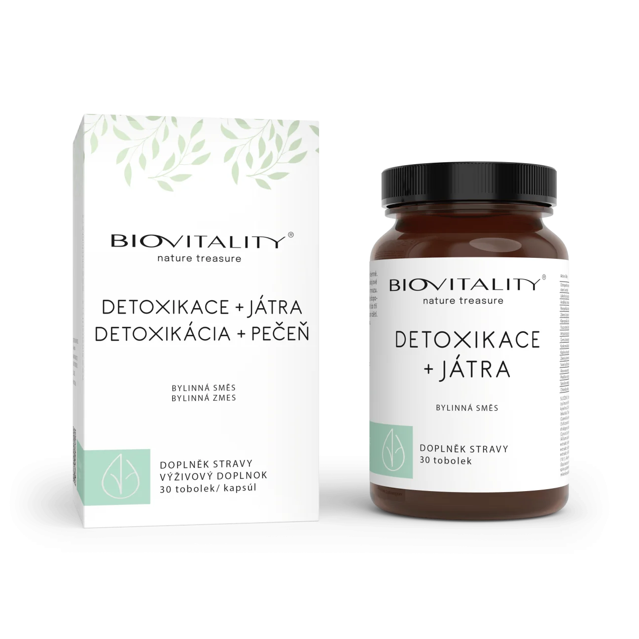 Detoxikácia + pečeň – bylinné kapsuly 30 ks – Green idea