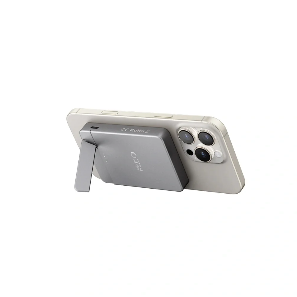 Tech-Protect PB14 LifeMag MagSafe Power Bank 5000mAh, šedé