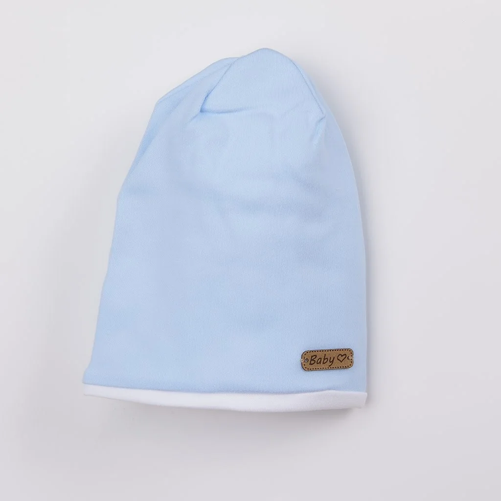 Zimný dojčenský kabátik s čiapočkou Nicol Kids Winter modrý 62